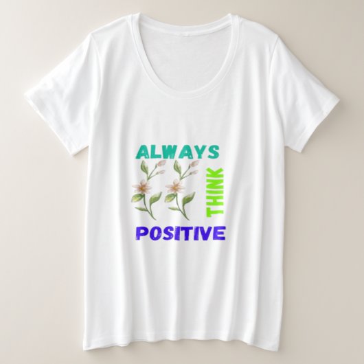 Tシャツクラシックフィット プラスサイズTシャツ (デザイン正面)