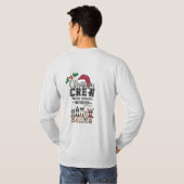 Tシャツクリスマスクルーメンズ Tシャツ (裏面フル)