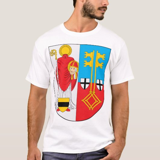 Tシャツクレーフェルトの紋章付き外衣 Tシャツ (正面)