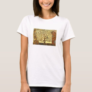 Tシャツグスタフのクリムトの生命の樹 Tシャツ