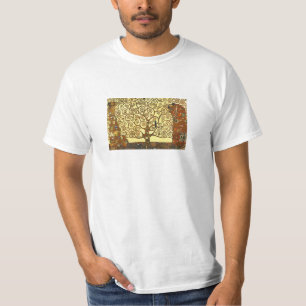 Tシャツグスタフのクリムトの生命の樹 Tシャツ