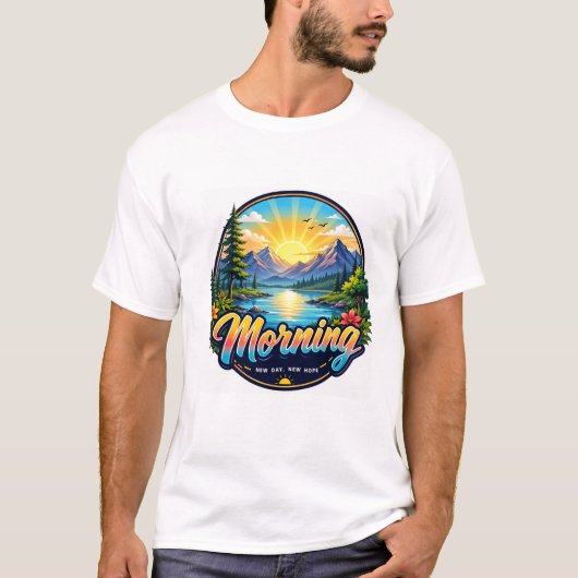 Tシャツグッドモーニング Tシャツ (正面)