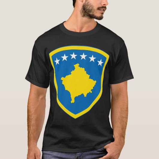 Tシャツコソボの紋章付き外衣 Tシャツ (正面)