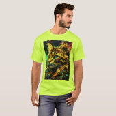 Tシャツコットン品質デザイン印刷物 Tシャツ (正面フル)