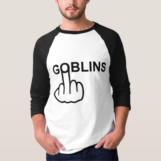 Tシャツゴブリンのフリップ Tシャツ (正面)