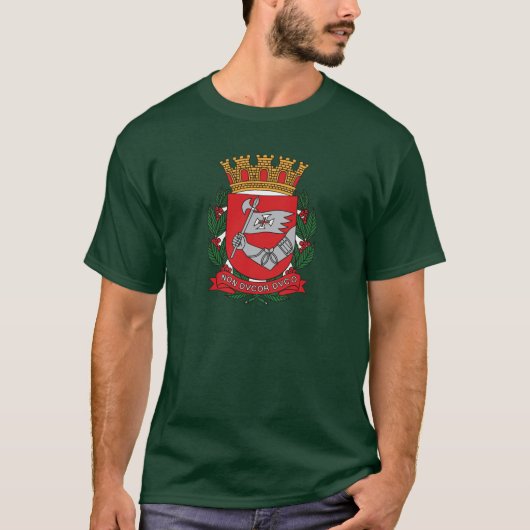 Tシャツサンパウロの紋章付き外衣 Tシャツ (正面)
