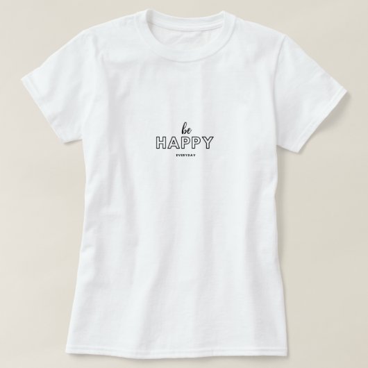 Tシャツシンプルデザイン Tシャツ (デザイン正面)