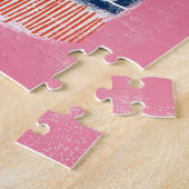 Tシャツジストライプのグソーパズル ジグソーパズル (側面)