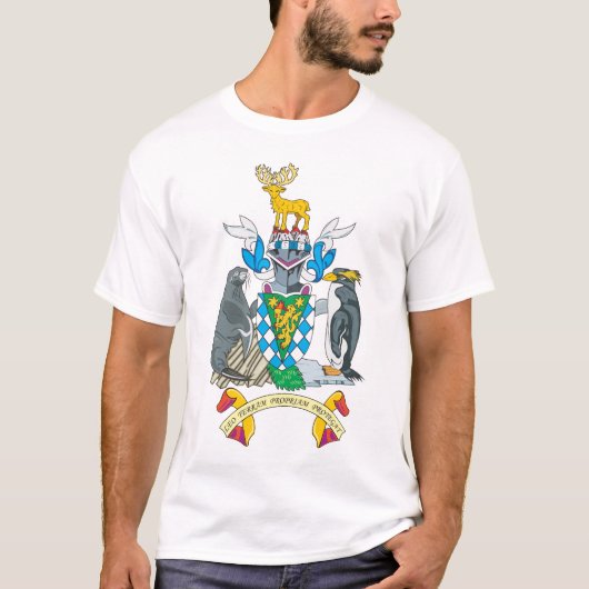Tシャツジョージアの南紋章付き外衣 Tシャツ (正面)