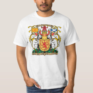 Tシャツスコットランドの紋章付き外衣 Tシャツ