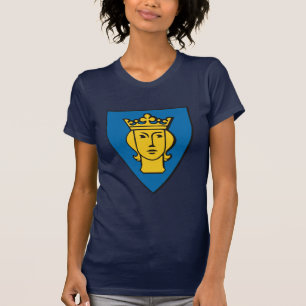 Tシャツストックホルムの紋章付き外衣 Tシャツ