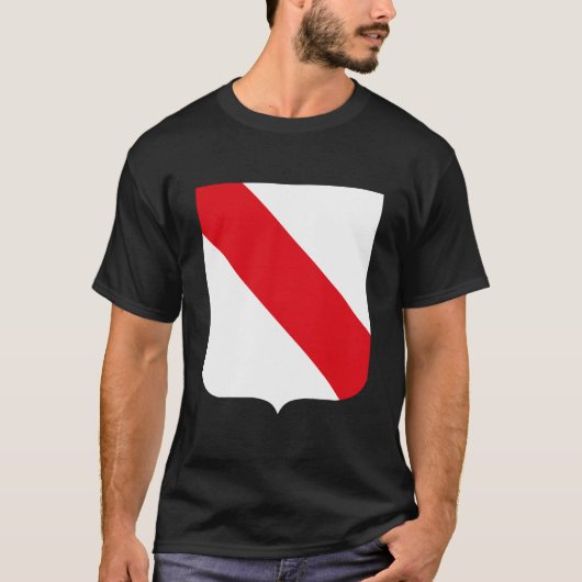 Tシャツストラスブールの紋章付き外衣 Tシャツ (正面)