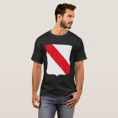 Tシャツストラスブールの紋章付き外衣 Tシャツ (正面フル)