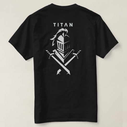 Tシャツタイタン Tシャツ (デザイン裏面)