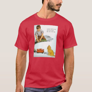 Tシャツディックおよびジェーンおよびパフの50年代の学校 Tシャツ