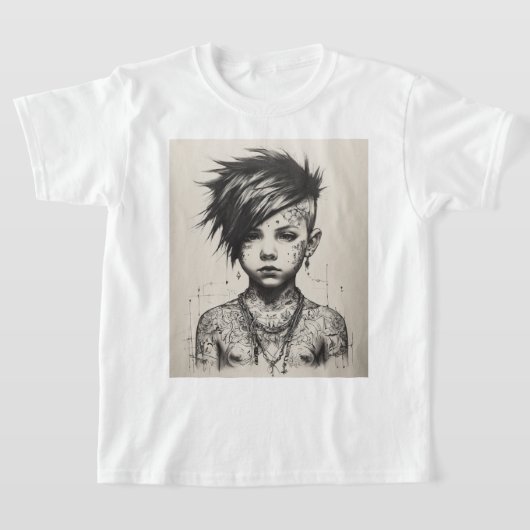 Tシャツデザインユニーク図 Tシャツ (レイダウン)