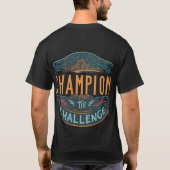 Tシャツデザイン:「チャンピオン」 Tシャツ (裏面)