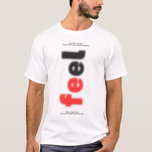 Tシャツデザイン フィール Tシャツ (正面)