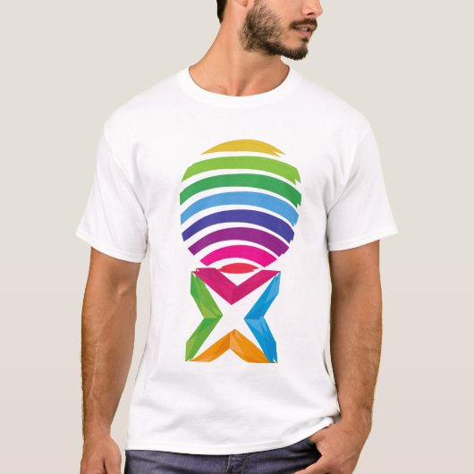 Tシャツデザイン：地球を大切にする Tシャツ (正面)