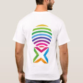 Tシャツデザイン：地球を大切にする Tシャツ (裏面)