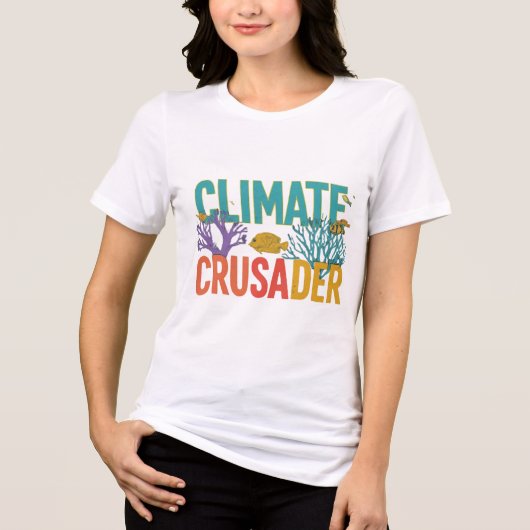 Tシャツデザイン: Climate Crusader トライブレンドＴシャツ (正面)
