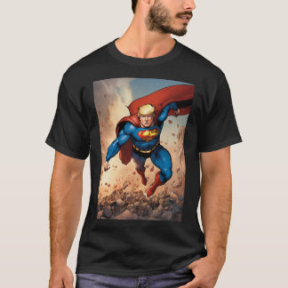 Tシャツデザインby Donald Trump, すごい Hero Tシャツ