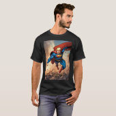 Tシャツデザインby Donald Trump, すごい Hero Tシャツ (正面フル)