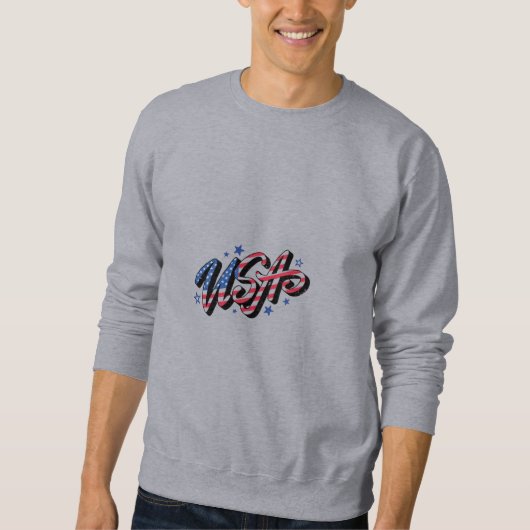 Tシャツデザインusa スウェットシャツ (正面)