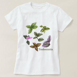 Tシャツトラデスカンティア植物 Tシャツ