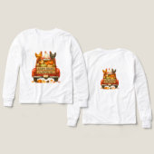 Tシャツトリブレンド – 秋のキッズスウェットシャツ (デザイン 正面&背面)