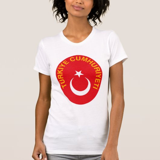 Tシャツトルコの紋章付き外衣 Tシャツ (正面)