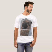 Tシャツドイツ羊飼いドッグズスマイル Tシャツ (正面フル)