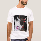 Tシャツドイツ羊飼いハロウィーンブー Tシャツ (正面)
