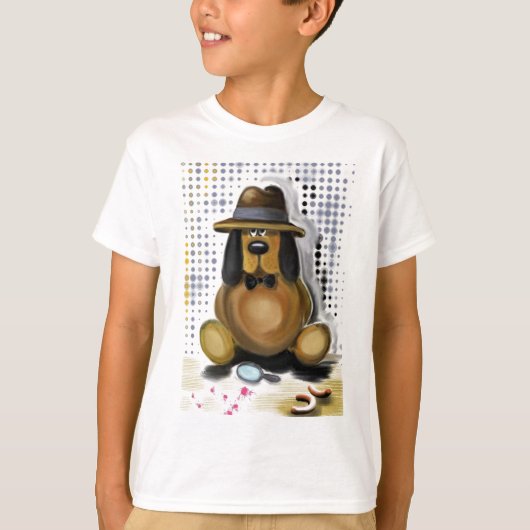Tシャツドッグ警部 – おもしろい Tシャツ (正面)