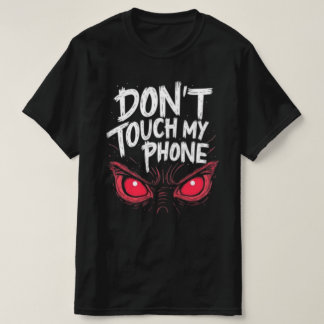 TシャツドントTOUCH電話新ファッションデザイナーティー Tシャツ