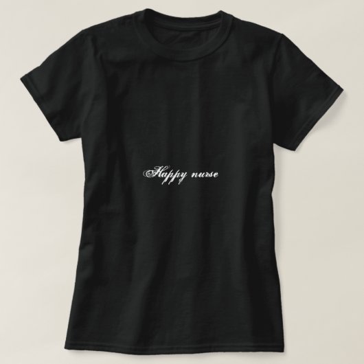 Tシャツハッピーナース Tシャツ (デザイン正面)