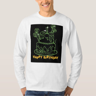 tシャツハッピーバースデーケーキ tシャツ