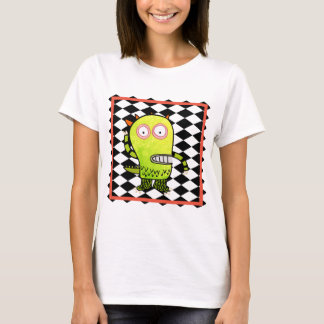 Tシャツハッピーモンスター流行と名前付きタンクトップ Tシャツ