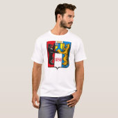 Tシャツハバロフツクの紋章付き外衣 Tシャツ (正面フル)