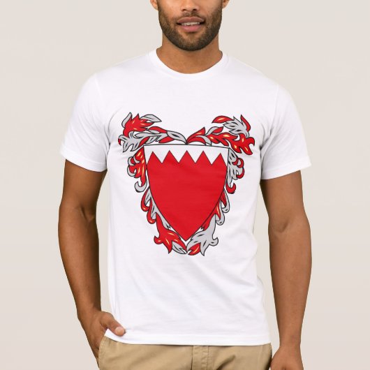 Tシャツバーレーンの紋章付き外衣 Tシャツ (正面)