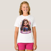 Tシャツパパの女の子 Tシャツ (正面フル)