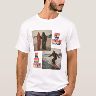 Tシャツビッグフットサーフス - 海に飛び込もう Tシャツ