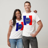 Tシャツフランスの国旗EU Frexit Tシャツ (ユニセックス)