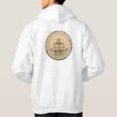 Tシャツフーディ - レースする心と癒しの泉 パーカ (裏面)