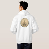 Tシャツフーディ - レースする心と癒しの泉 パーカ (裏面フル)