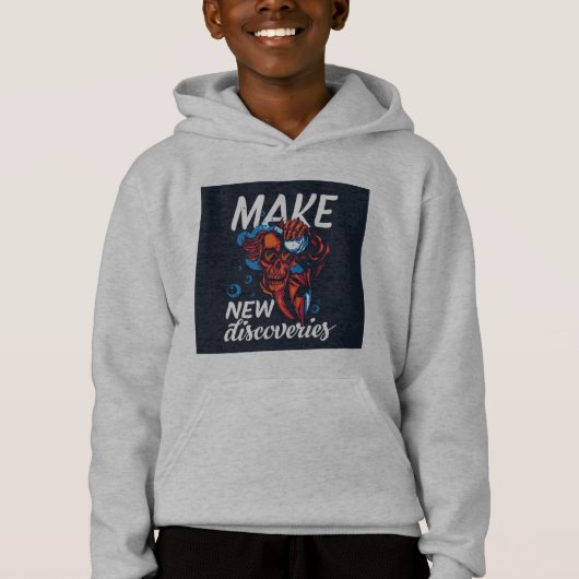 Tシャツフード付きスウェットシャツ (正面)
