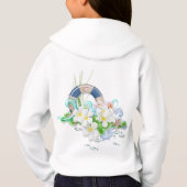 Tシャツフード付きスウェットシャツ (裏面)