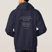 Tシャツフード付きスウェットシャツ パーカ (裏面)
