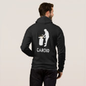 Tシャツフード付きスウェットシャツ パーカ (裏面フル)