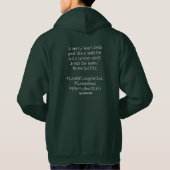 Tシャツフード付きスウェットシャツ パーカ (裏面)